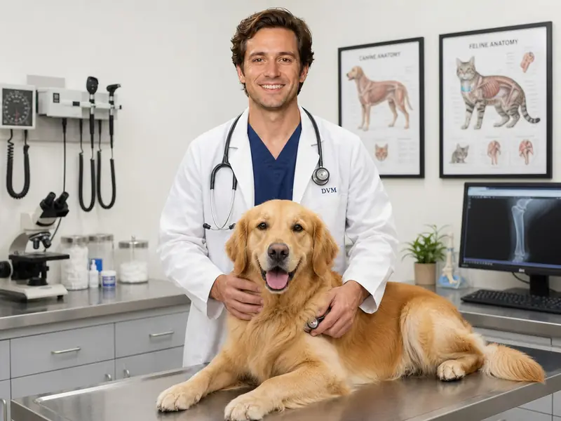 Veterinarian Clinic AI photo booth effect — Solo rendering