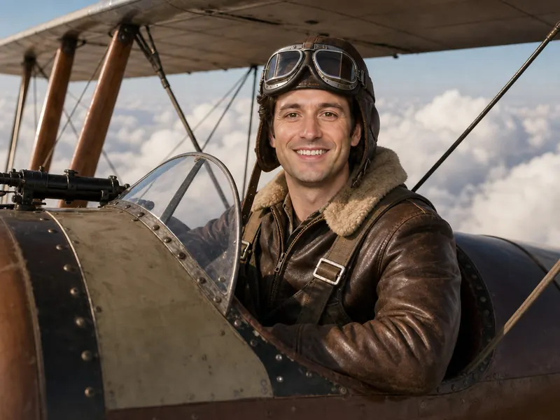 Vintage Biplane — solo