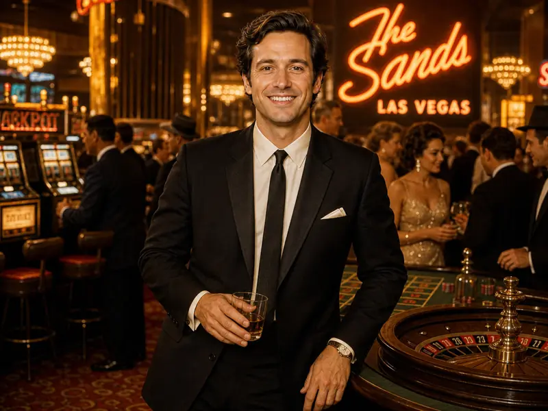 Vintage Las Vegas 1960s AI photo booth effect — Solo rendering