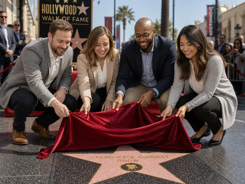 Walk of Fame Unveiling — group