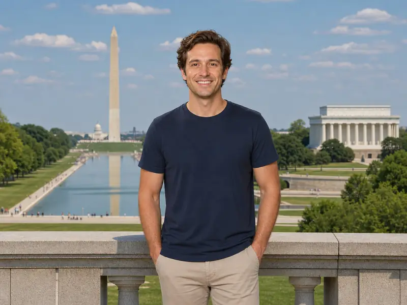 Washington DC Monuments AI photo booth effect — Solo rendering