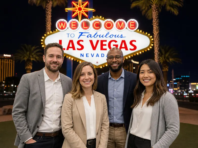 Welcome to Las Vegas Sign (Night) — group
