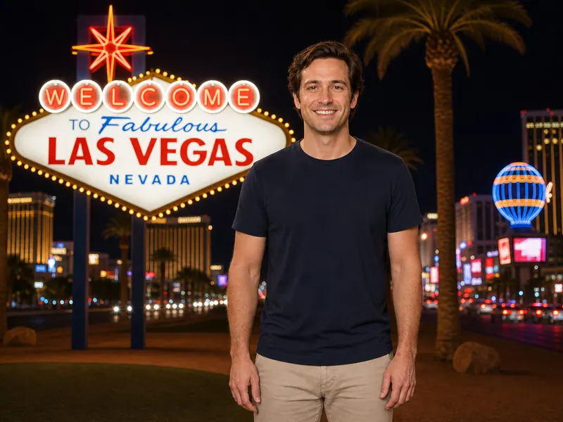 Welcome to Las Vegas Sign (Night) — solo