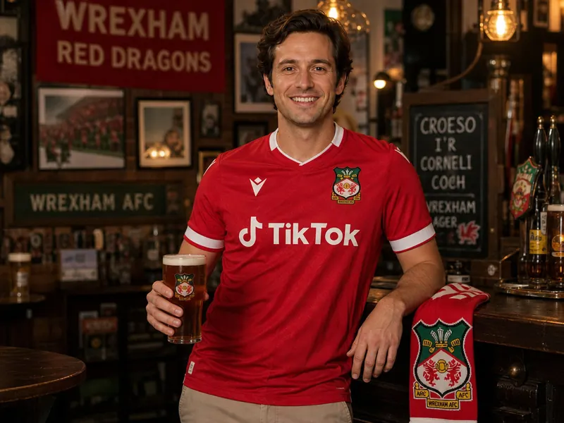 Wrexham Dragons Pub AI photo booth effect — Solo rendering